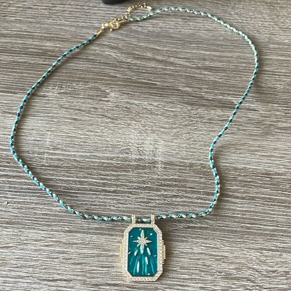 Blue star Pendant Necklace N1050 - Picture 2 of 4